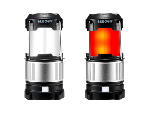 SUBOOS Camping Lanterns for Power Outages [2 Pack] - 2X Brighter LED  Battery Lantern with Magnetic Base and Foldable Hook, Portable Camping Lamp  for